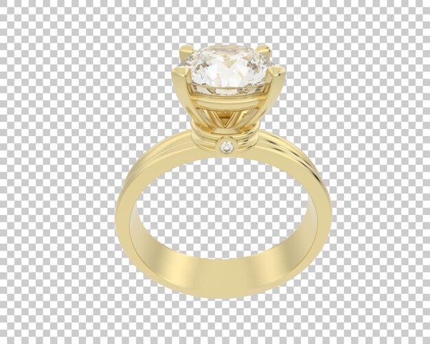 Schmuck isoliert auf dem Hintergrund 3D-Rendering-Illustration