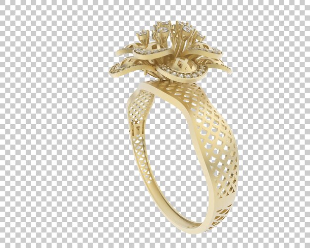 Schmuck isoliert auf dem Hintergrund 3D-Rendering-Illustration