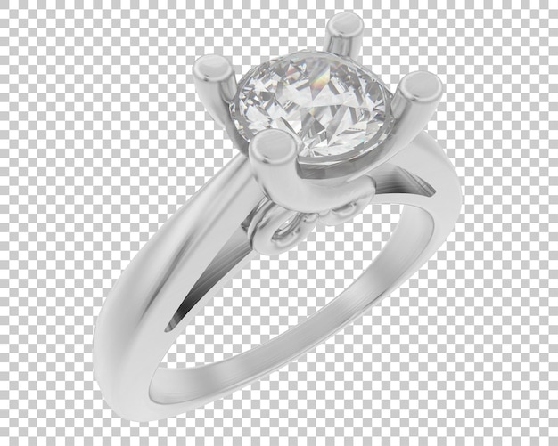 Schmuck isoliert auf dem Hintergrund 3D-Rendering-Illustration