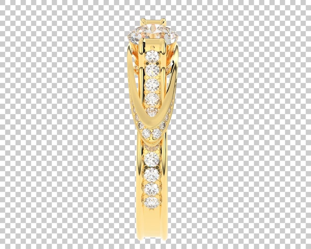 Schmuck isoliert auf dem Hintergrund 3D-Rendering-Illustration