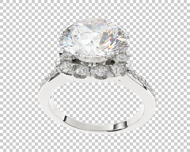 Schmuck isoliert auf dem Hintergrund 3D-Rendering-Illustration