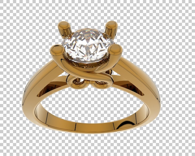 Schmuck isoliert auf dem Hintergrund 3D-Rendering-Illustration