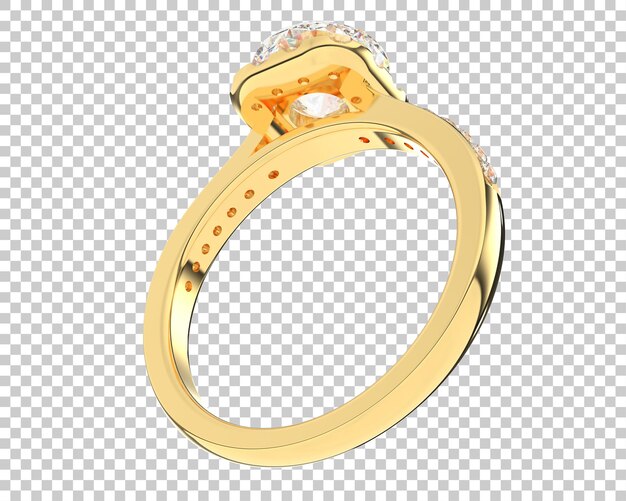 Schmuck isoliert auf dem Hintergrund 3D-Rendering-Illustration