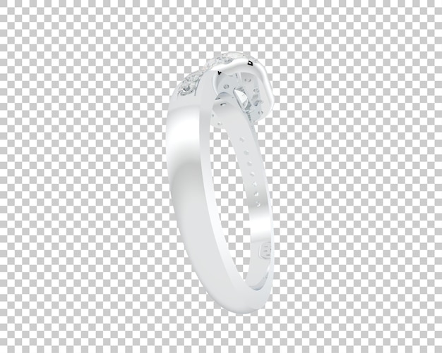 Schmuck isoliert auf dem Hintergrund 3D-Rendering-Illustration
