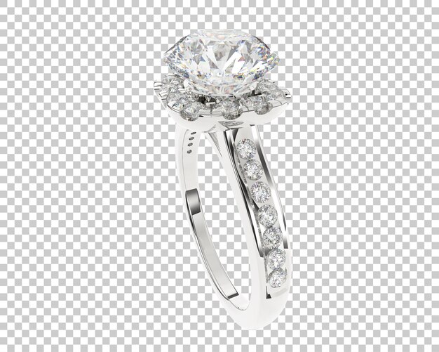 Schmuck isoliert auf dem Hintergrund 3D-Rendering-Illustration