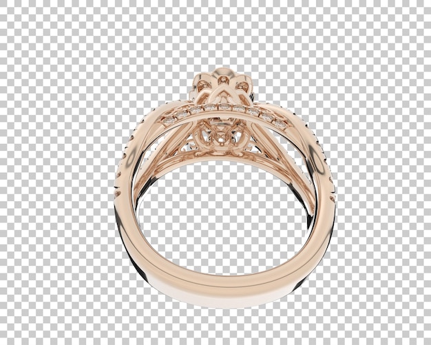 Schmuck isoliert auf dem Hintergrund 3D-Rendering-Illustration