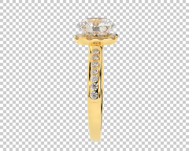 Schmuck isoliert auf dem Hintergrund 3D-Rendering-Illustration