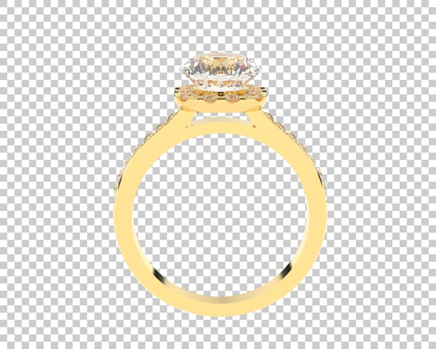 Schmuck isoliert auf dem Hintergrund 3D-Rendering-Illustration