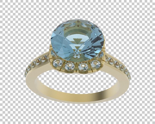 Schmuck isoliert auf dem Hintergrund 3D-Rendering-Illustration