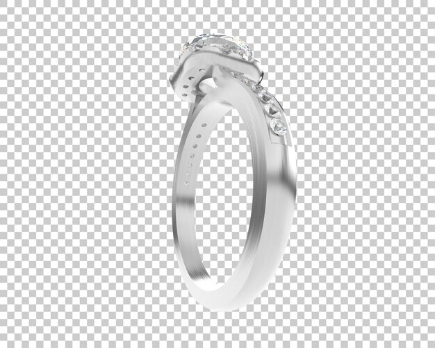 Schmuck isoliert auf dem Hintergrund 3D-Rendering-Illustration