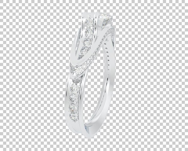 Schmuck isoliert auf dem Hintergrund 3D-Rendering-Illustration