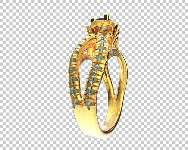 Schmuck isoliert auf dem Hintergrund 3D-Rendering-Illustration
