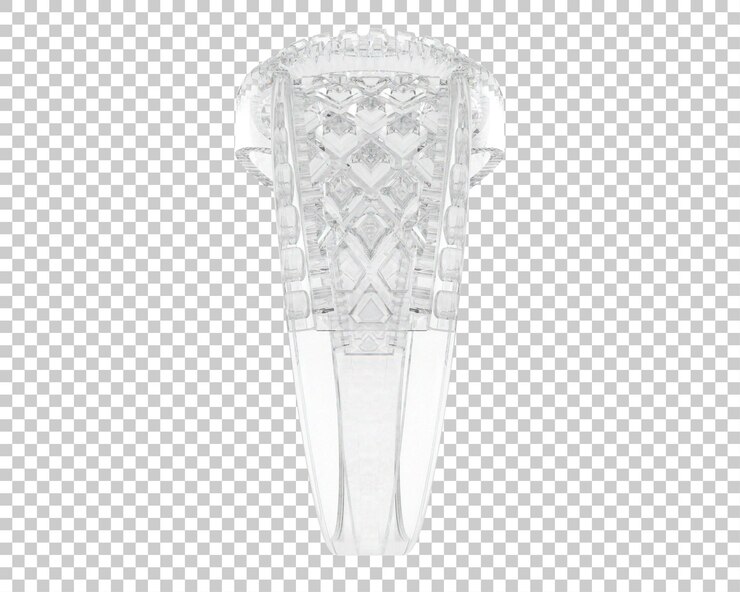 PSD schmuck isoliert auf dem hintergrund 3d-rendering-illustration