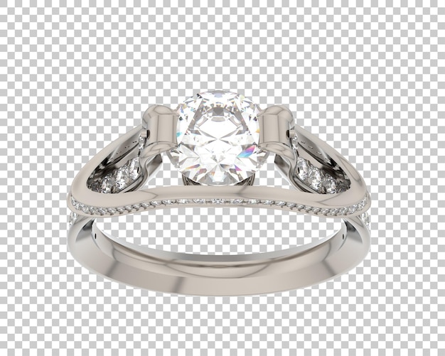 Schmuck isoliert auf dem Hintergrund 3D-Rendering-Illustration