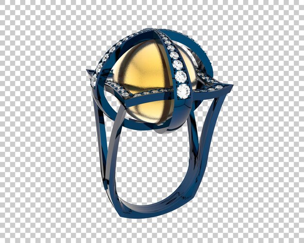 PSD schmuck isoliert auf dem hintergrund 3d-rendering-illustration