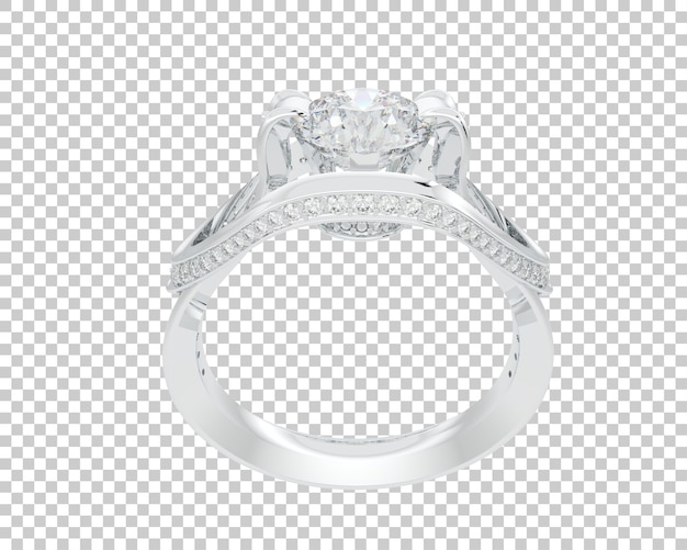 Schmuck isoliert auf dem Hintergrund 3D-Rendering-Illustration