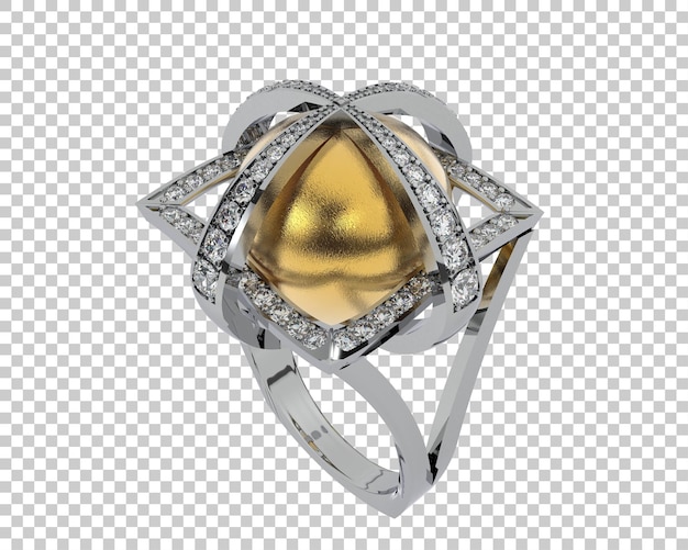 Schmuck isoliert auf dem Hintergrund 3D-Rendering-Illustration