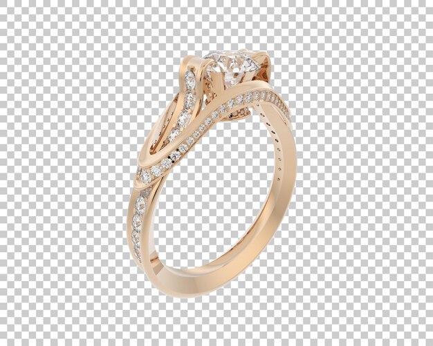 Schmuck isoliert auf dem Hintergrund 3D-Rendering-Illustration