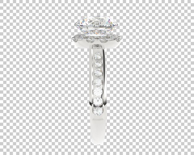 Schmuck isoliert auf dem Hintergrund 3D-Rendering-Illustration