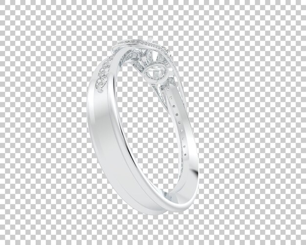 Schmuck isoliert auf dem Hintergrund 3D-Rendering-Illustration