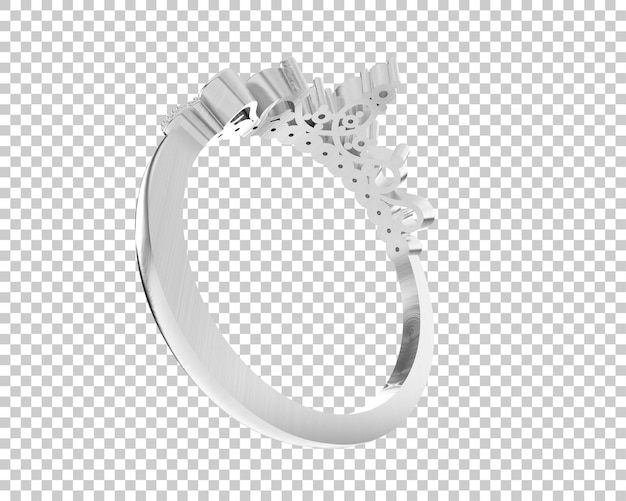 Schmuck isoliert auf dem Hintergrund 3D-Rendering-Illustration