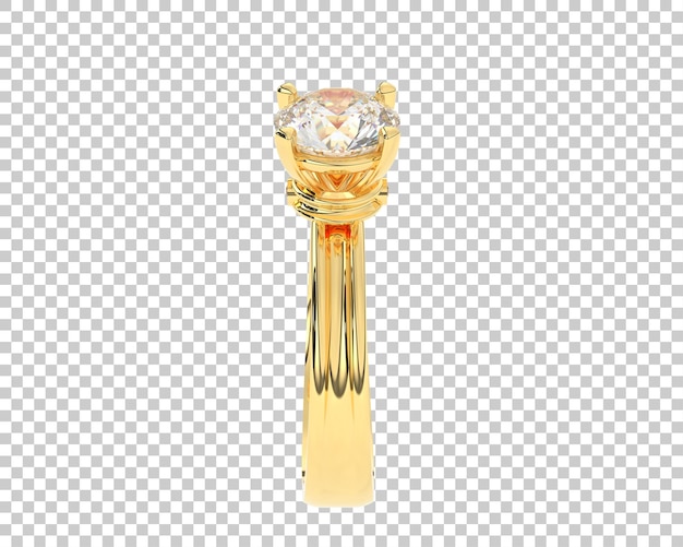 Schmuck isoliert auf dem Hintergrund 3D-Rendering-Illustration
