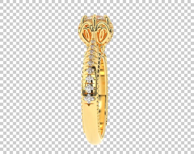 Schmuck isoliert auf dem Hintergrund 3D-Rendering-Illustration