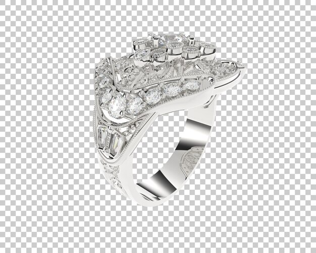 Schmuck isoliert auf dem Hintergrund 3D-Rendering-Illustration