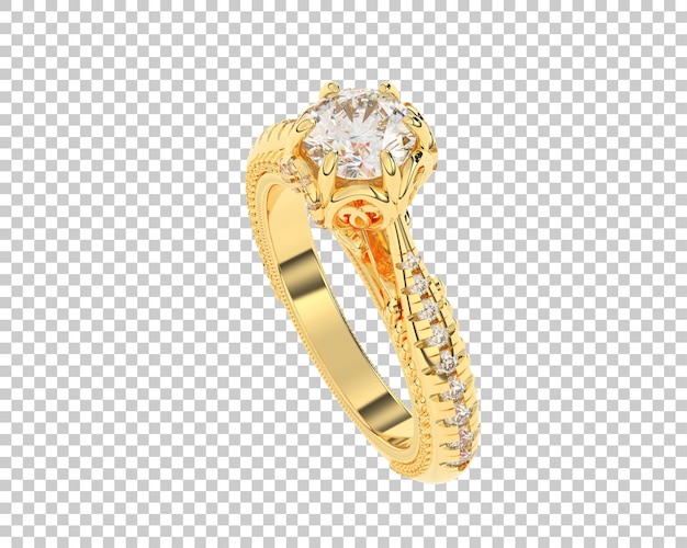 Schmuck isoliert auf dem Hintergrund 3D-Rendering-Illustration