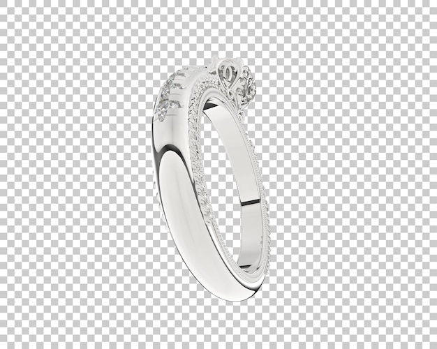 Schmuck isoliert auf dem Hintergrund 3D-Rendering-Illustration