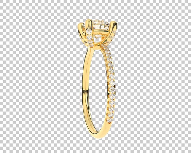 Schmuck isoliert auf dem Hintergrund 3D-Rendering-Illustration