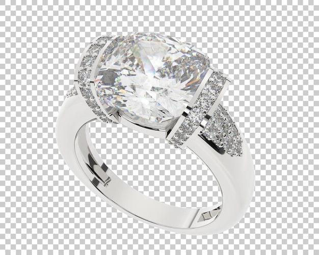 Schmuck isoliert auf dem Hintergrund 3D-Rendering-Illustration
