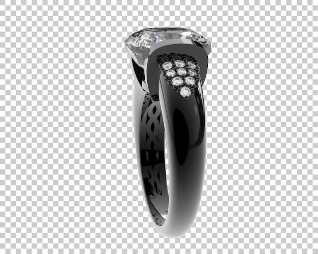 Schmuck isoliert auf dem Hintergrund 3D-Rendering-Illustration