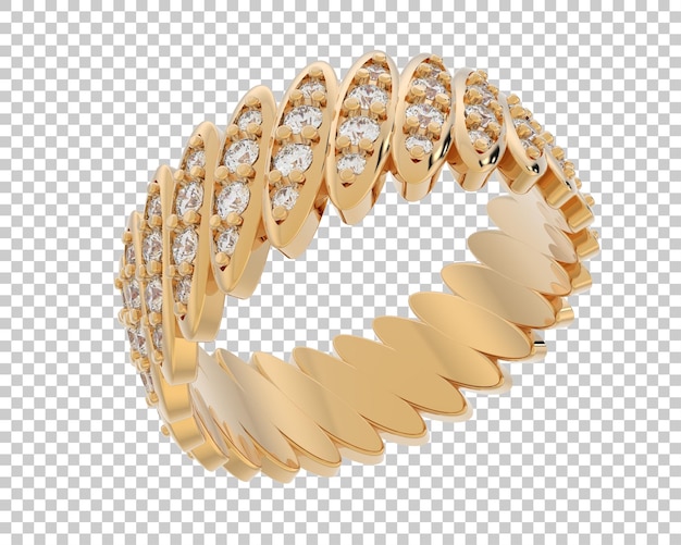 Schmuck isoliert auf dem Hintergrund 3D-Rendering-Illustration