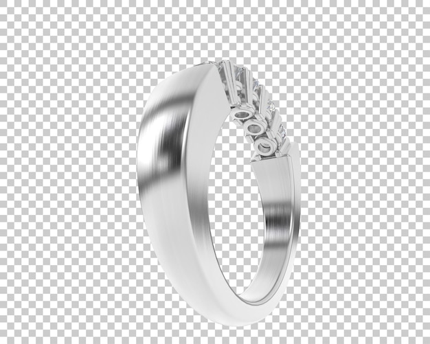 Schmuck isoliert auf dem Hintergrund 3D-Rendering-Illustration