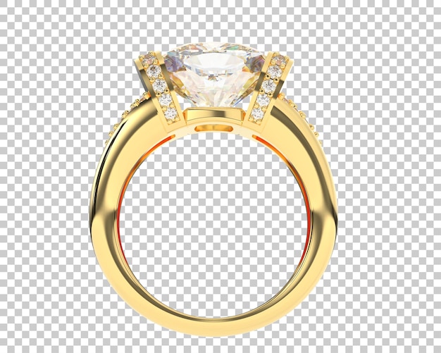 Schmuck isoliert auf dem Hintergrund 3D-Rendering-Illustration