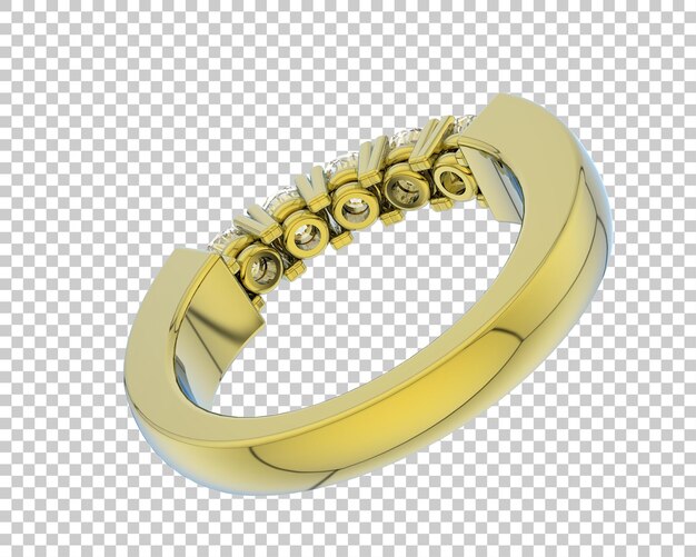 Schmuck isoliert auf dem Hintergrund 3D-Rendering-Illustration