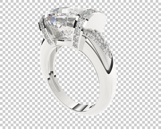 Schmuck isoliert auf dem Hintergrund 3D-Rendering-Illustration