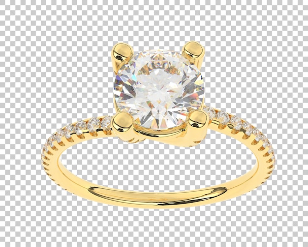 Schmuck isoliert auf dem Hintergrund 3D-Rendering-Illustration