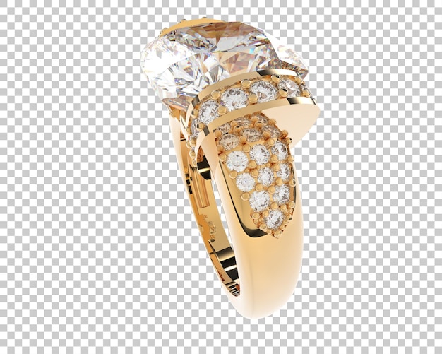 Schmuck isoliert auf dem Hintergrund 3D-Rendering-Illustration