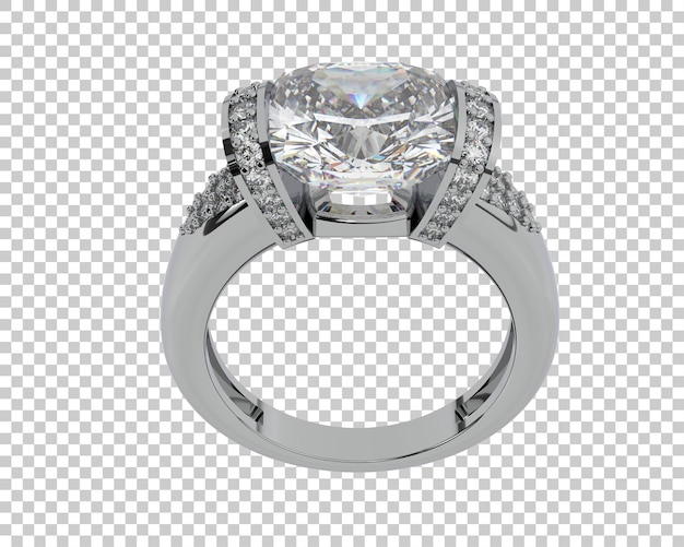 Schmuck isoliert auf dem Hintergrund 3D-Rendering-Illustration
