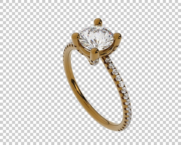 Schmuck isoliert auf dem Hintergrund 3D-Rendering-Illustration