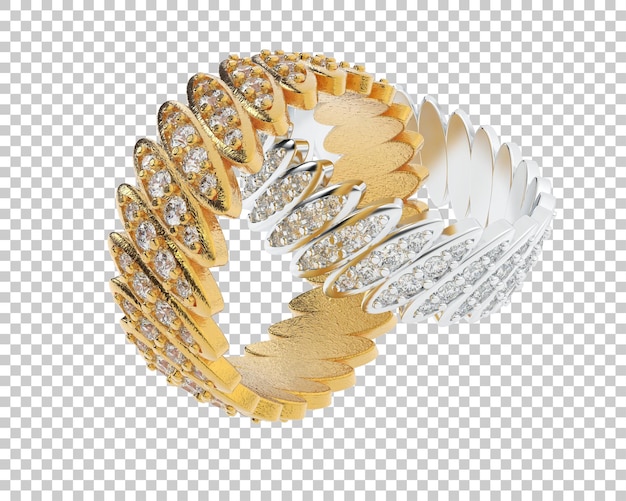 Schmuck isoliert auf dem Hintergrund 3D-Rendering-Illustration