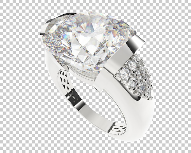 Schmuck isoliert auf dem Hintergrund 3D-Rendering-Illustration