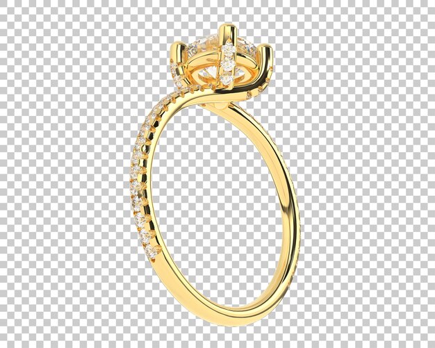 Schmuck isoliert auf dem Hintergrund 3D-Rendering-Illustration