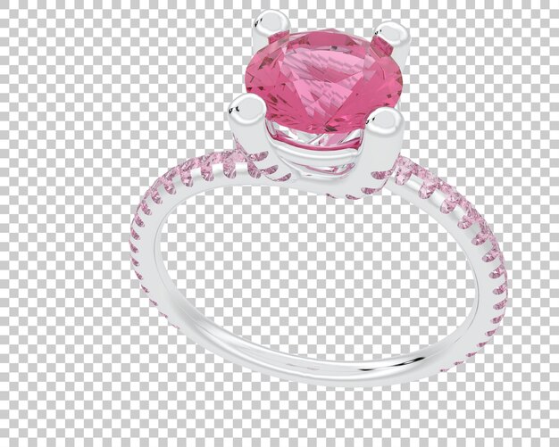 Schmuck isoliert auf dem Hintergrund 3D-Rendering-Illustration