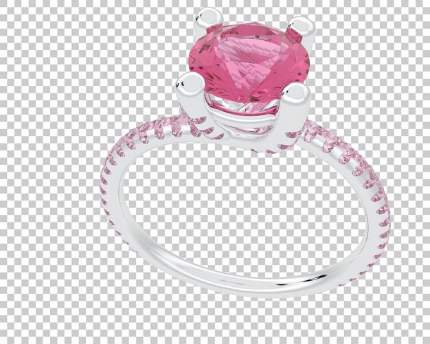 PSD schmuck isoliert auf dem hintergrund 3d-rendering-illustration