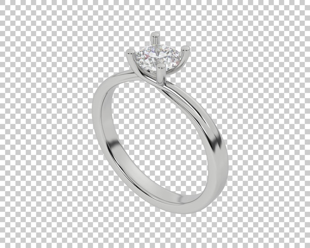 Schmuck isoliert auf dem Hintergrund 3D-Rendering-Illustration