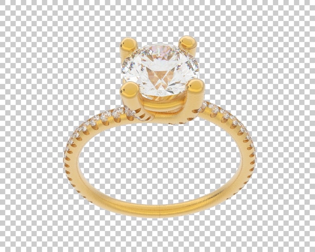 Schmuck isoliert auf dem Hintergrund 3D-Rendering-Illustration