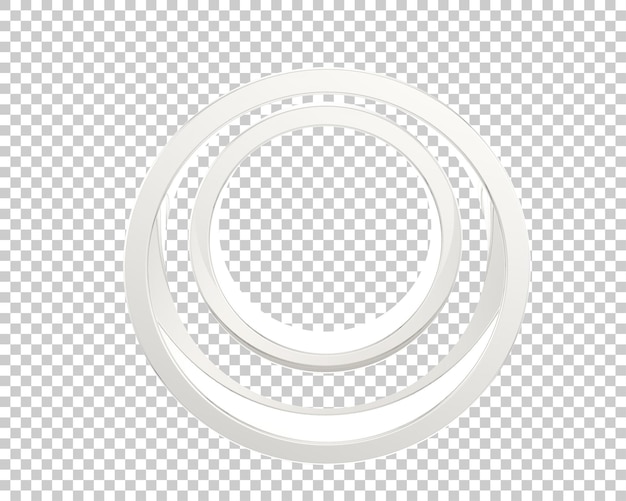 Schmuck isoliert auf dem Hintergrund 3D-Rendering-Illustration